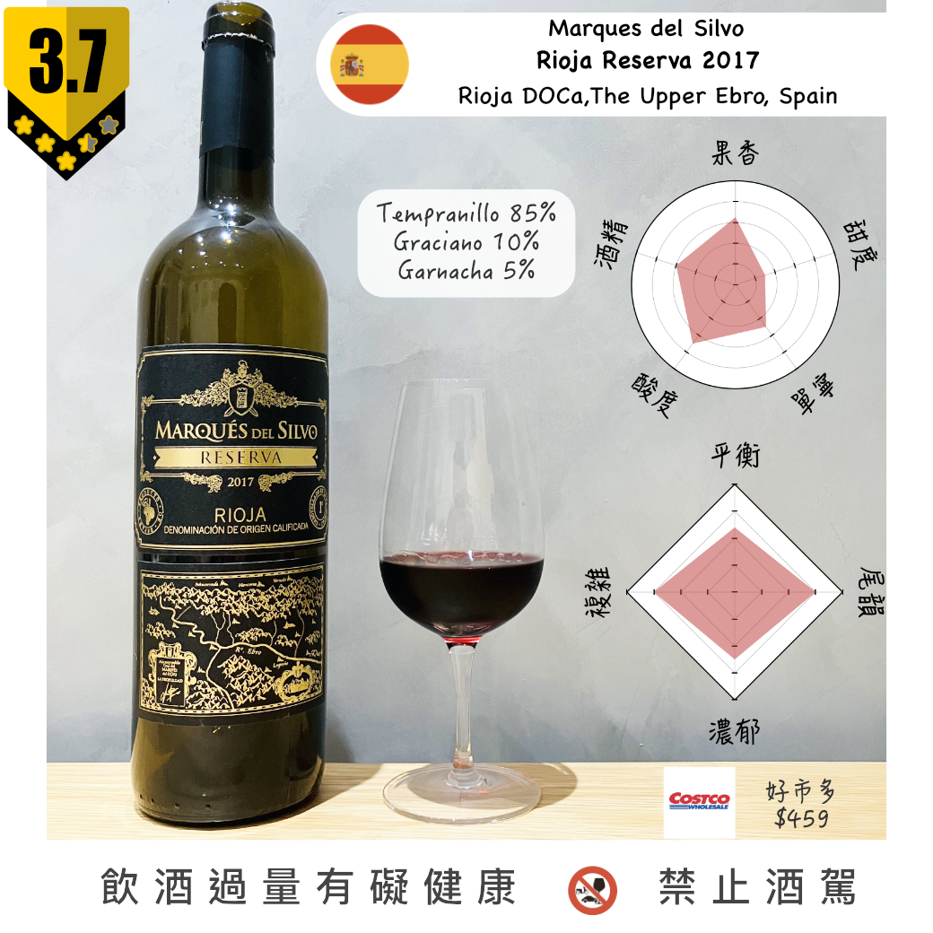 Marques del Silvo - Rioja Reserva 2017