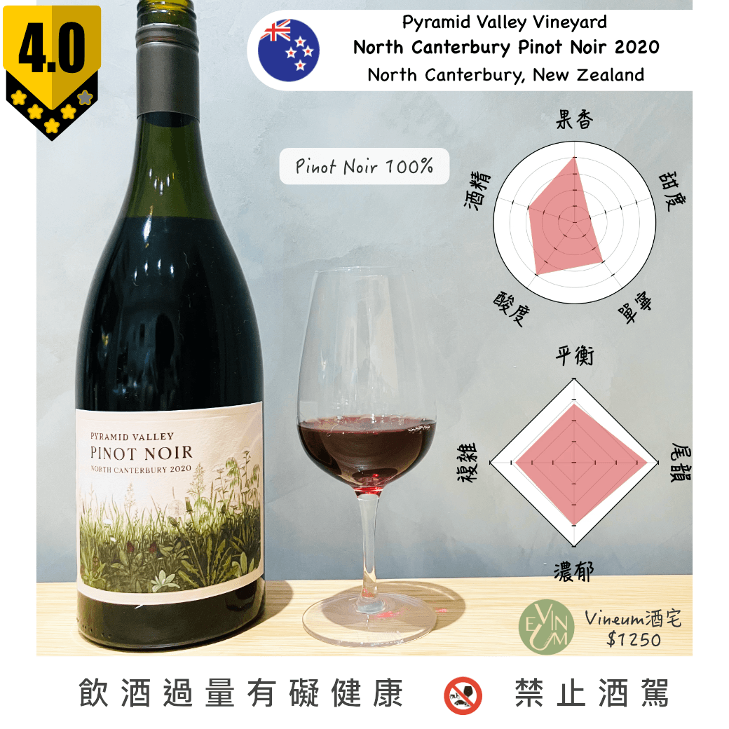 Pyramid Valley - North Canterbury Pinot Noir 2020