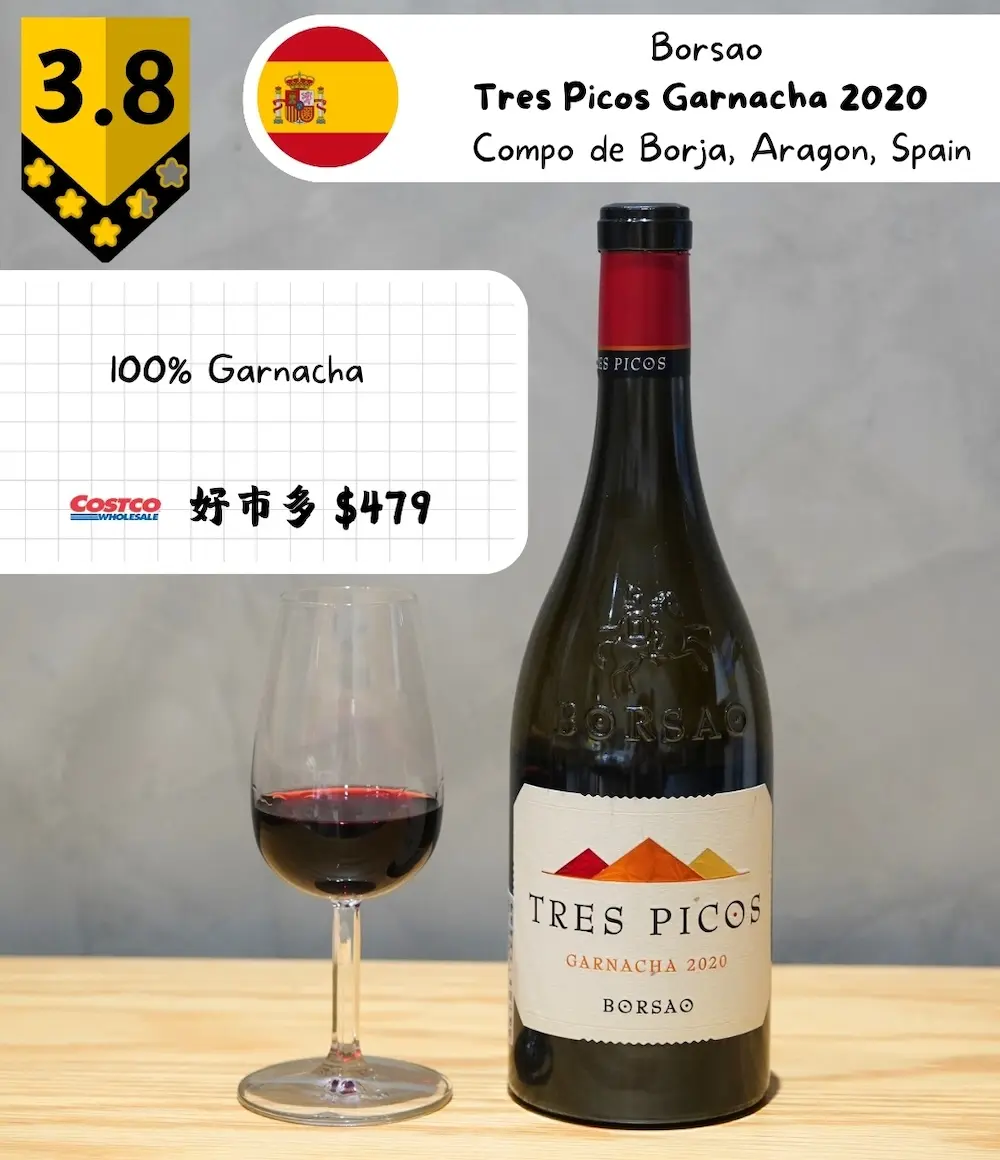 Borsao - Tres Picos Garnacha 2020