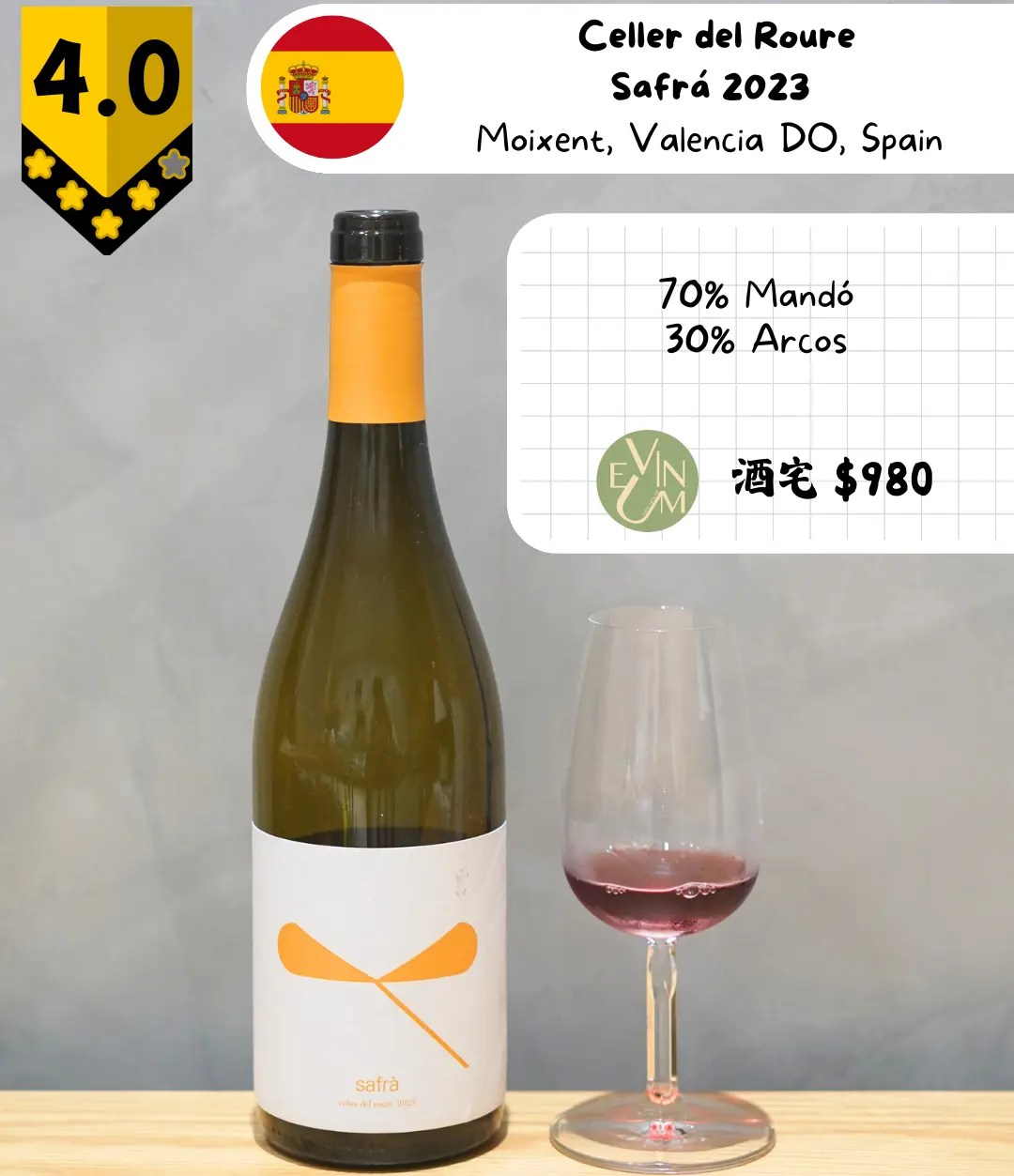 Celler del Roure - Safrá 2023