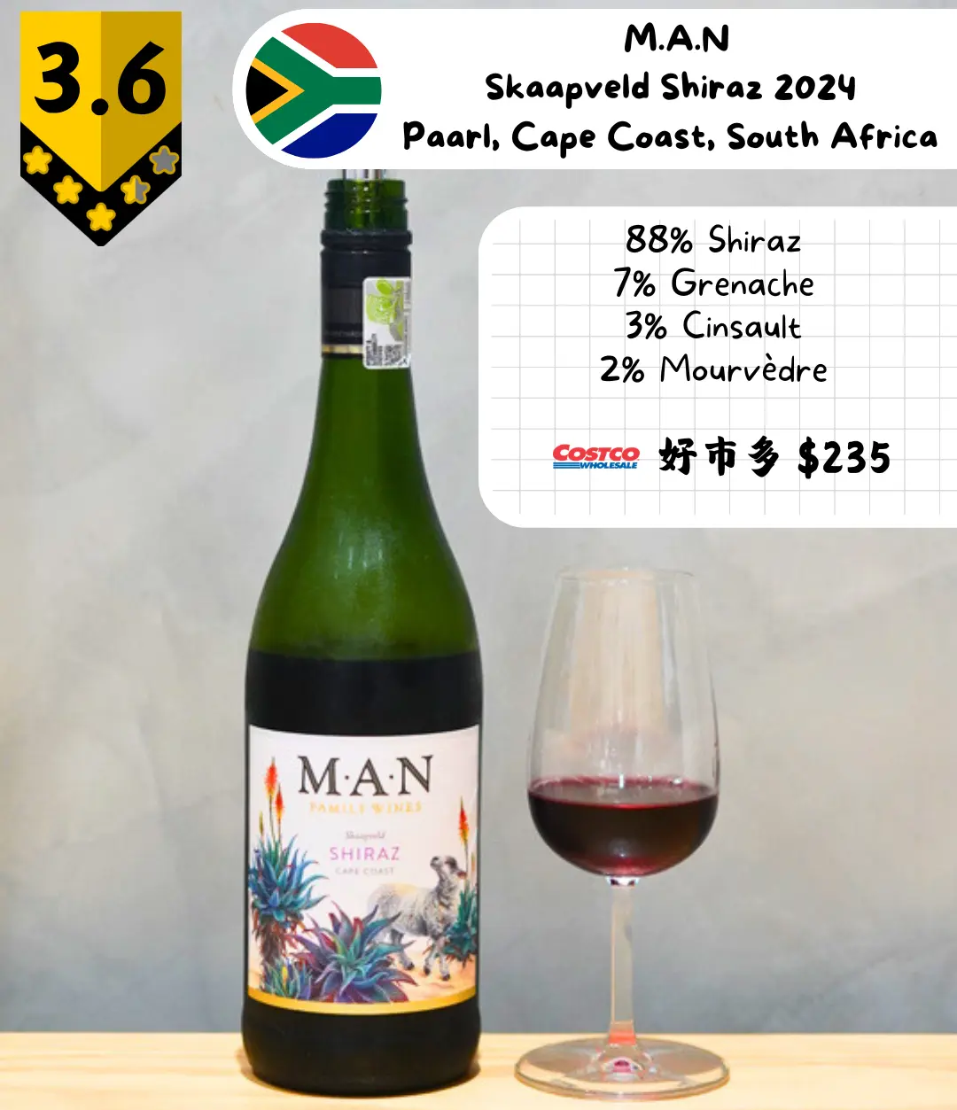 MAN - Skaapveld Shiraz 2024