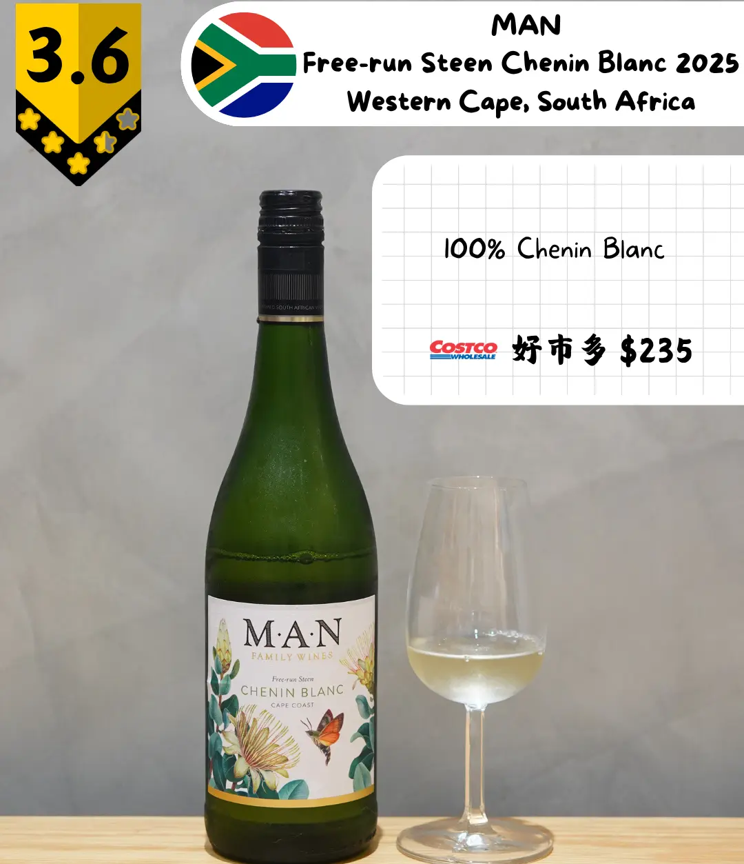 MAN - Free-run Steen Chinan Blanc 2025