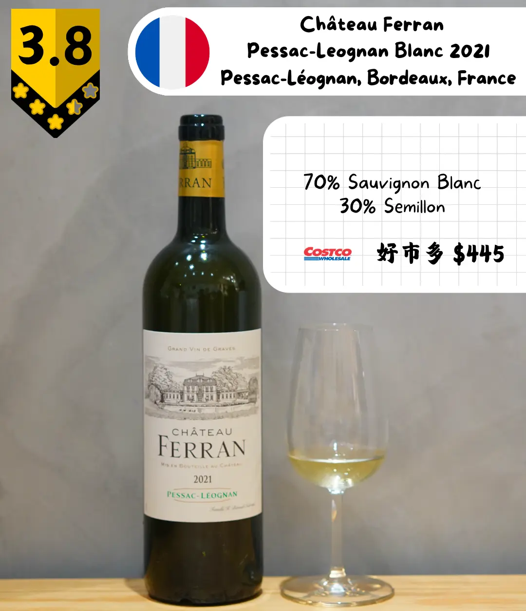 Château Ferran - Pessac-Leognan Blanc 2021