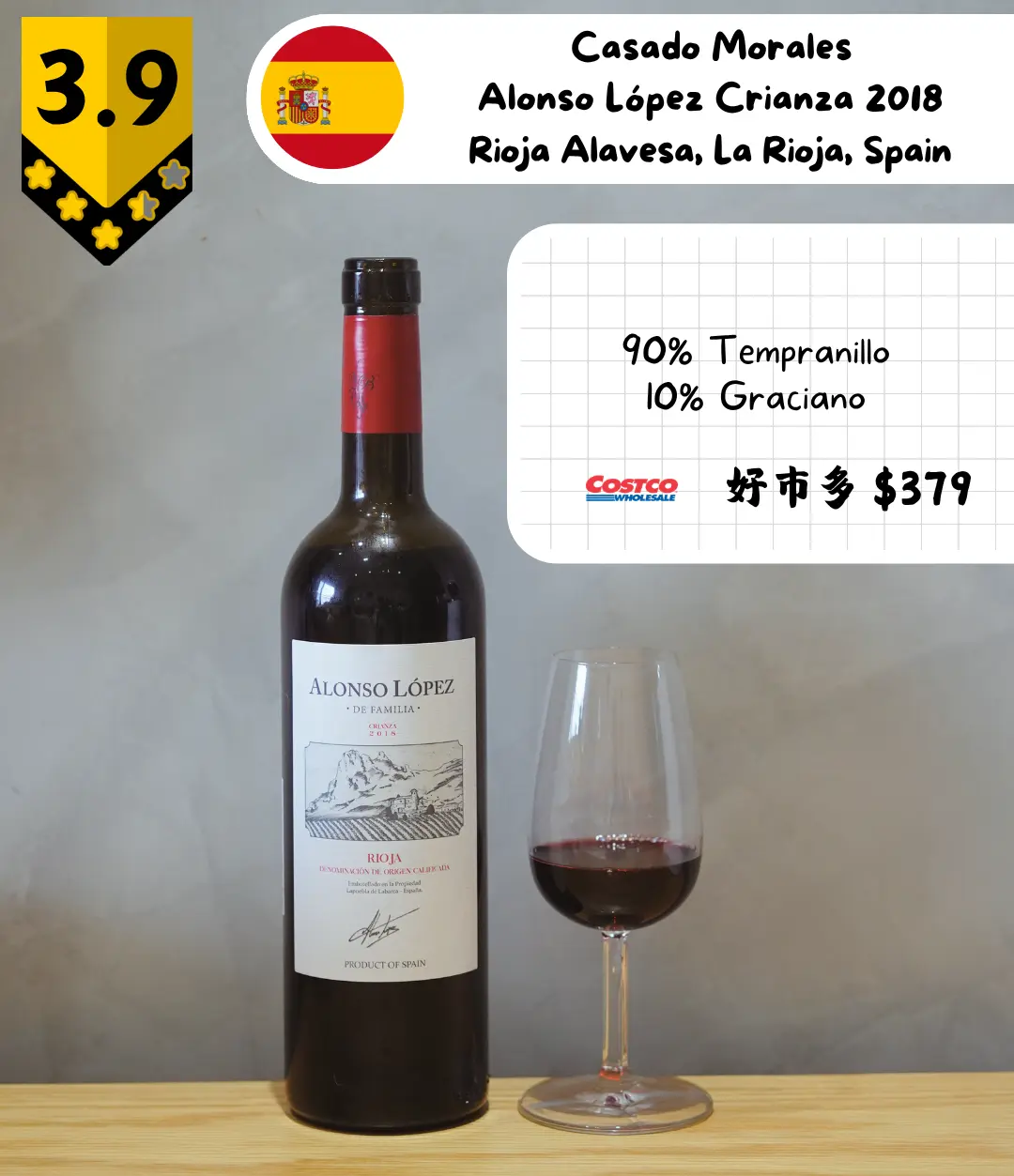 Casado Morales - Alonso López Crianza 2018