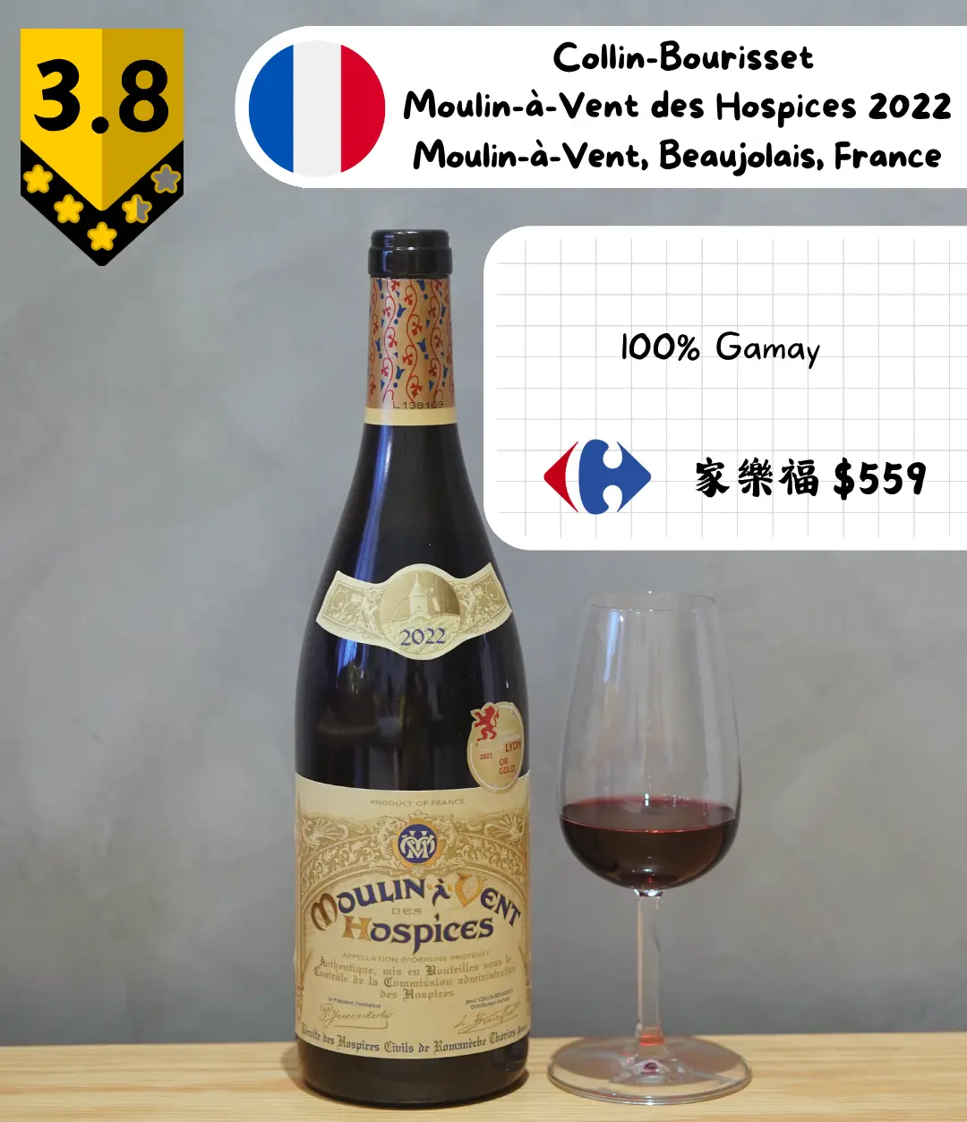 Collin-Bourisset - Moulin-à-Vent des Hospices 2022